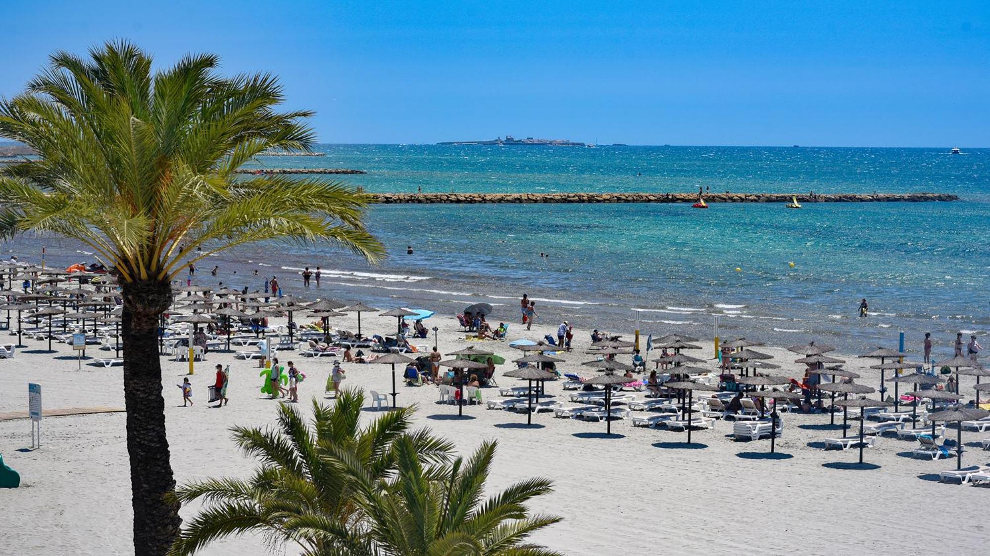 Apartamento Arena Playa Levante Santa Pola Bagian luar foto